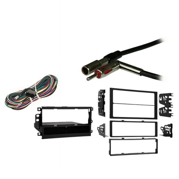 Fits Cadillac Fleetwood Brougham 1990-1992 SDIN Harness Radio Install Dash Kit