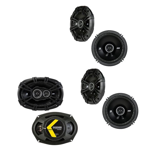 Fits Cadillac SRX 2004-2006 Factory Speaker Upgrade Kicker DSC65 DSC693 Package