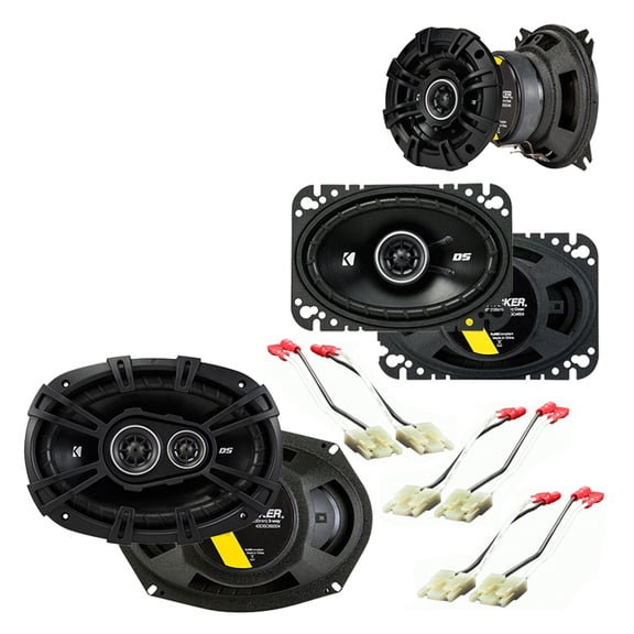 Fits Cadillac Seville 1984-1991 Factory Speaker Upgrade Kicker DS Series Package