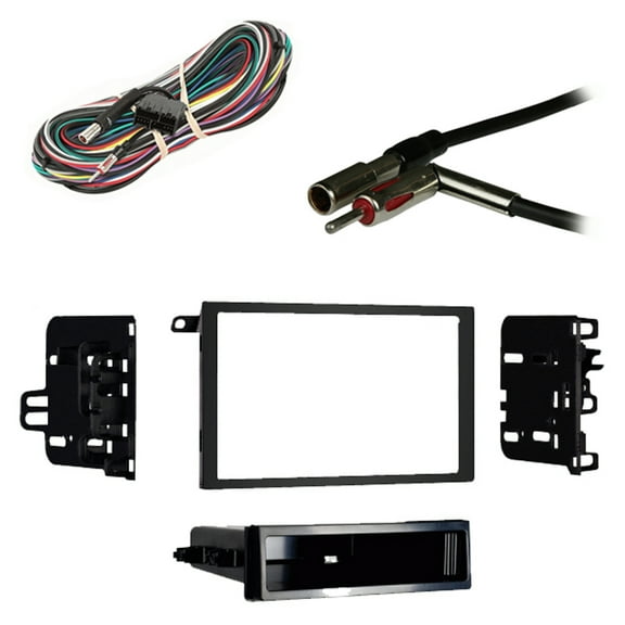 Fits Cadillac Seville 92-95 w/ Console Shift DDIN Harness Radio Dash Kit