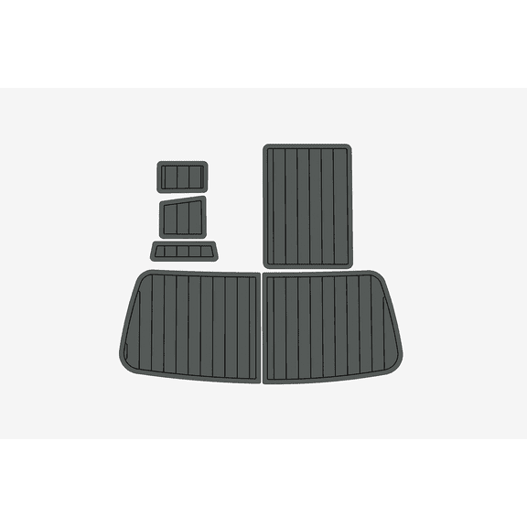 Fits Centurion Tsunami, EVA Faux Teak Non-Skid Boat Deck Mat, Anti-Slip Yacht Cockpit Flooring
