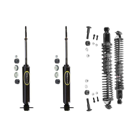 Fits Chevrolet 1964-1967 3X Monroe Shocks & Struts Front Rear Shock Absorber