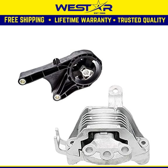 Fits Chevrolet Cruze 1.4L 1.8L 2010-2016 MANUAL Motor & Trans Mount Set 2PCS