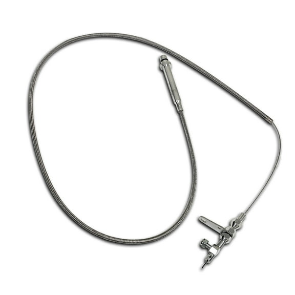 Fits Chevy 56" Kickdown Cable Kit 350 Th350 Transmission Braided Stainless Steel