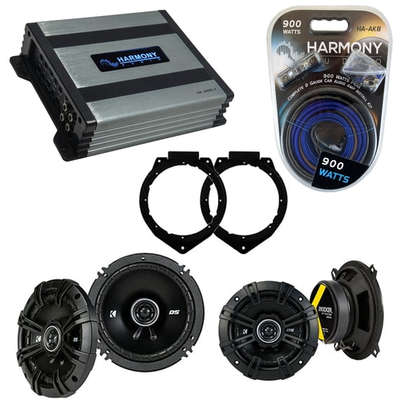 Fits Chevy Avalanche 2007-2013 Speaker Upgrade Kicker DSC65 DSC5 & HA-A400.4 Amp