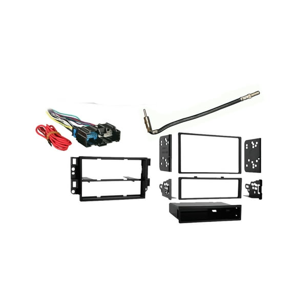 Fits Chevy Aveo Sedan 2007-2008 Single/Double DIN Harness Radio Dash Kit
