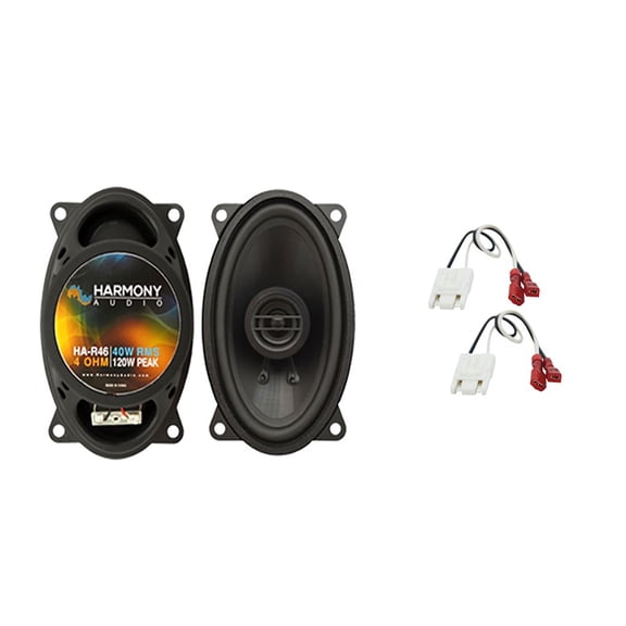 Fits Chevy Camaro 1982-1992 Front Dash Replacement Harmony HA-R46 Speakers