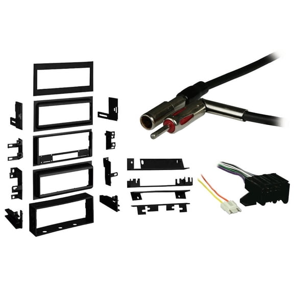 Fits Chevy Corvette 1984-1989 Single DIN Harness Radio Install Dash Kit