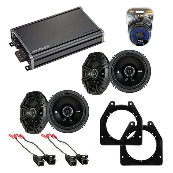 Fits Chevy Express 2003-2007 Factory Speaker Upgrade Kicker (2) DSC65 & CXA360.4