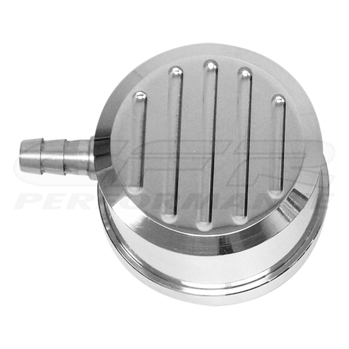 Polished Billet Aluminum Breather W/PCV Ball Milled - Walmart.com