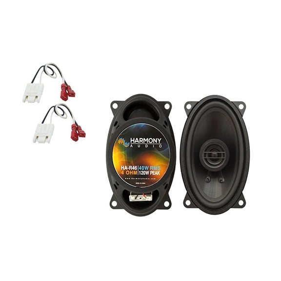 Fits Chevy Impala 1978-1990 Front Dash Replacement Harmony HA-R46 Speakers