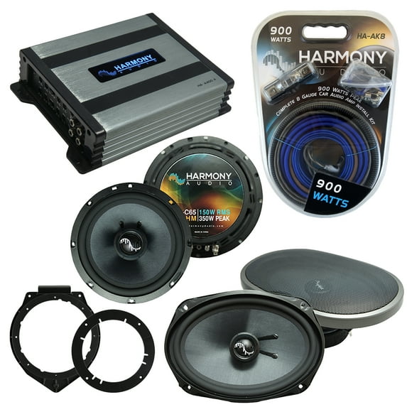 Fits Chevy Malibu 2008-2012 Factory Speakers Upgrade Harmony C65 C69 & HA-A400.4