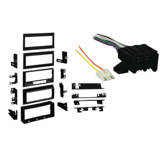 Fits Chevy Nova 1985-1988 Single DIN Stereo Harness Radio Install Dash Kit