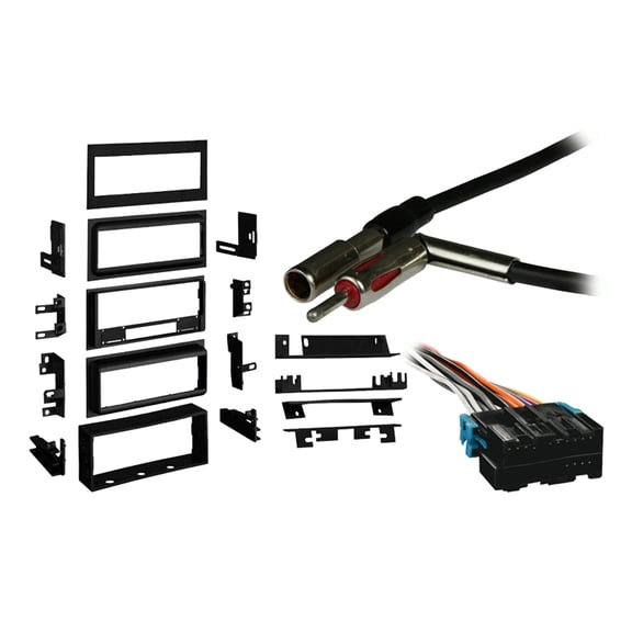 Fits Chevy S-10 Pickup 89-93 Single DIN Stereo Harness Radio Install Dash Kit