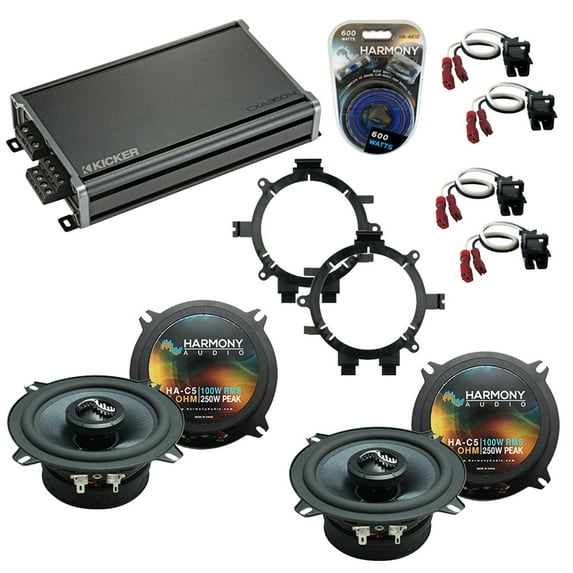 Fits Chevy Silverado Truck 2007-2013 Speakers Upgrade Harmony C5 & CXA360.4 Kit