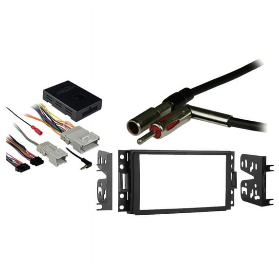Fits Chevy Uplander 2005-2008 Double DIN Harness Radio Install Dash Kit