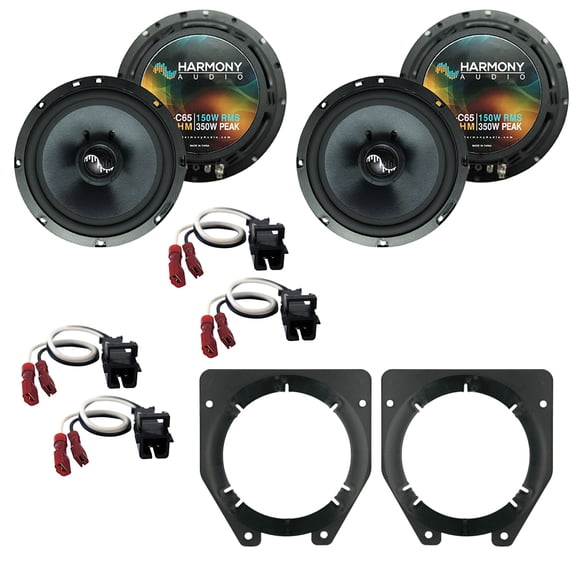 Fits Chevy Van Express 2003-2007 Factory Speakers Upgrade Harmony (2) C65 Kit
