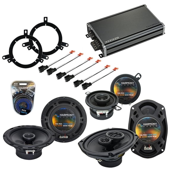 Fits Chrysler 300M 1999-2004 Factory Speaker Upgrade Harmony Speakers & CXA360.4