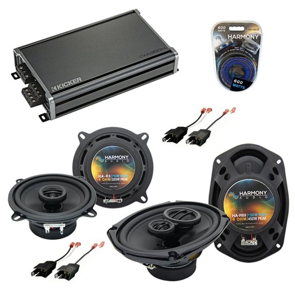 Fits Chrysler Fifth Avenue 84-93 Speaker Upgrade Harmony R5 R69 & CXA360.4 Amp