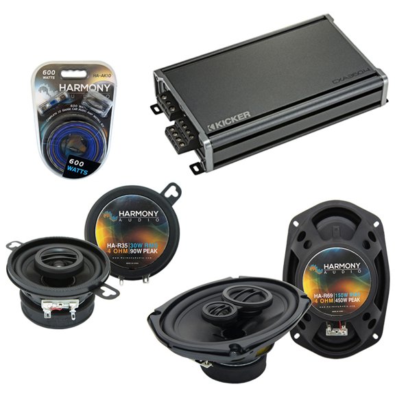 Fits Chrysler Newport 1977-1980 Speaker Upgrade Harmony R35 R69 & CXA360.4 Amp