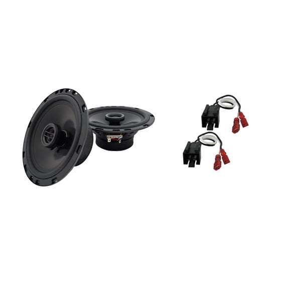 Fits Chrysler Sebring Coupe 2001 Front Door Replacement Harmony HA-R65 Speakers