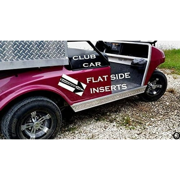 Fits Club Car DS Golf Cart Diamond Plate Rocker panel Inserts & Kick plate 3 pc kit$$Sport & Recreation Other