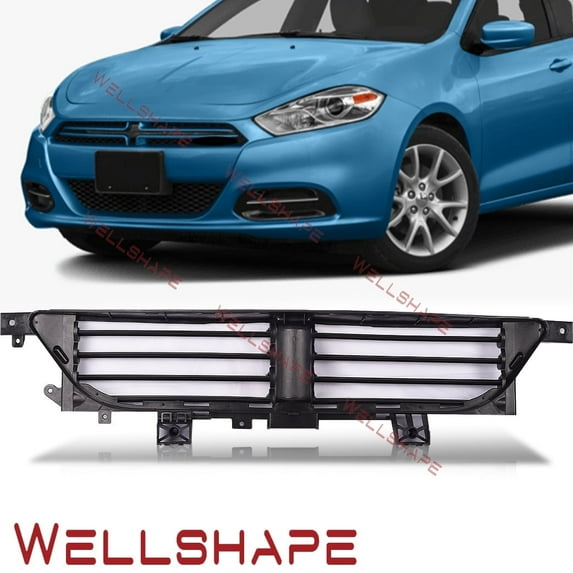JX RACING·PERFORMANCE·ACCESSORIES Fits Ddoge Dart 2013-2016 Front Radiator Active Shutter Grille Withour Motor 68302653AB