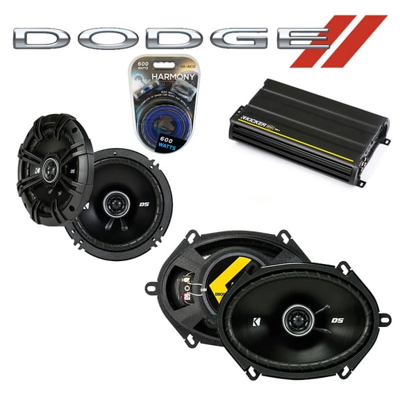 Fits Dodge Dakota 1987-1996 Factory Speaker Upgrade Kicker DSC65 DSC68 & CX300.4 - Factory Certified