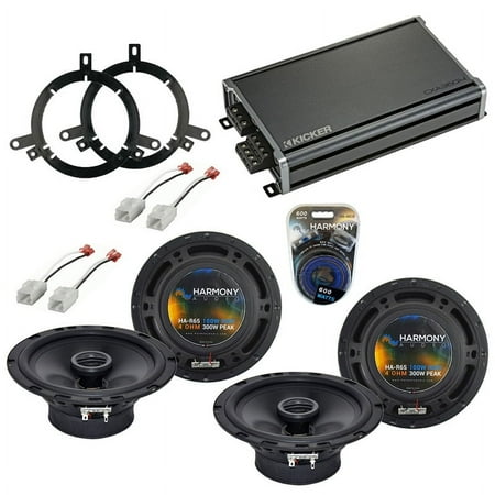 Fits Dodge Dakota 2002-2004 Factory Speaker Upgrade Harmony (2) R65 & CXA360.4
