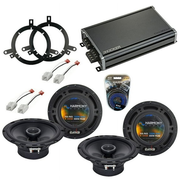 Fits Dodge Dakota 2002-2004 Factory Speaker Upgrade Harmony (2) R65 & CXA360.4