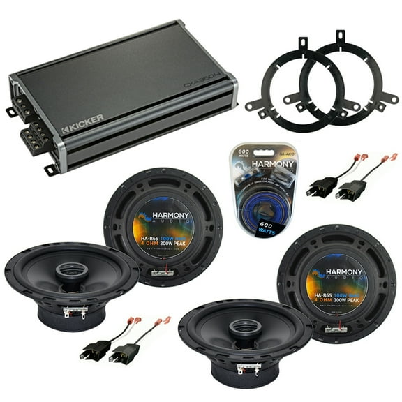 Fits Dodge Durango 1998-2001 Factory Speaker Upgrade Harmony (2) R65 & CXA360.4
