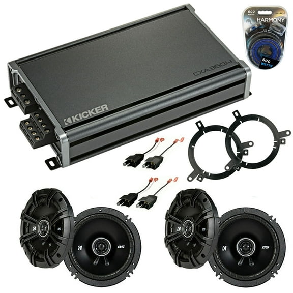 Fits Dodge Durango 1998-2001 Factory Speaker Upgrade Kicker (2) DSC65 & CXA360.4