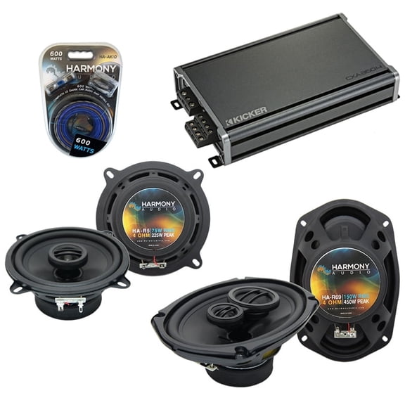 Fits Dodge Ram Charger 1981-1983 Speaker Upgrade Harmony R69 R5 & CXA360.4 Amp