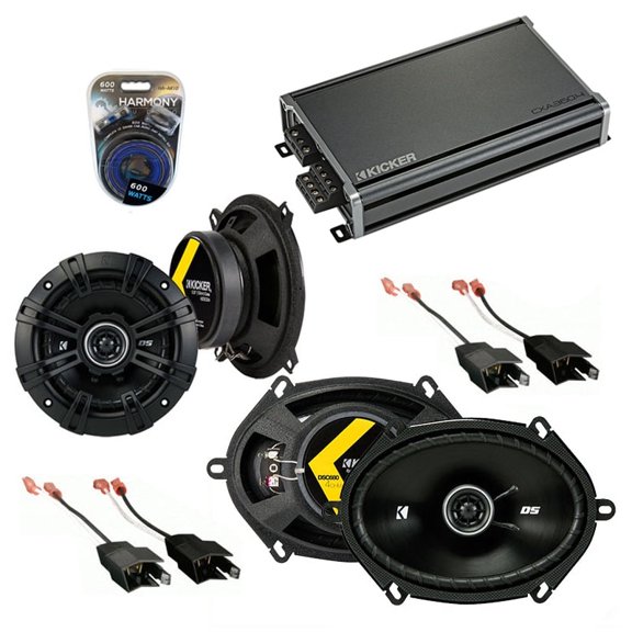 Fits Dodge Shadow 1987-1995 Factory Speaker Upgrade Kicker DSC5 DSC68 & CXA360.4