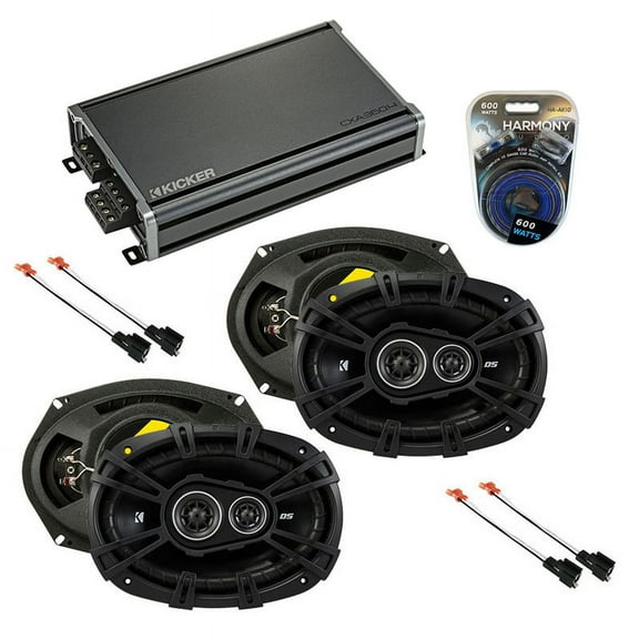 Fits Dodge Stratus 2001-2006 Factory Speaker Upgrade Kicker (2) DSC693 & CXA3604