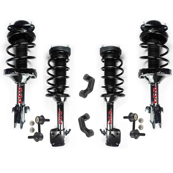 Fits For 05-07 Impreza Sedan 2.5L Ft & Rr Coil Spring Strut Assembly's 8P