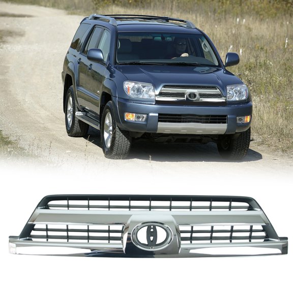 Fits For 2002-2005 TOYOTA 4RUNNER Hilux Surf Car Front Grill Chrome