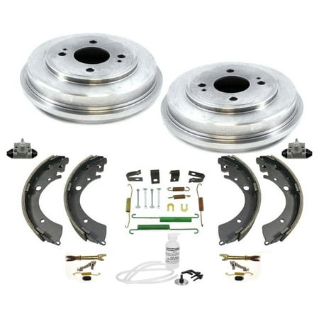Fits For 2009 2014 Honda Fit Rear Brake Drum & Brake Shoes + Spring Kit 9pc