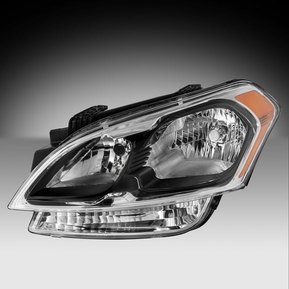 Fits For 2012 2013 Kia Soul Black Housing Halogen Driver Side Headlight Assembly 12-13