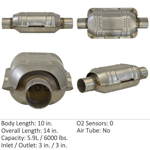 Fits/For Eastern Catalytic Catalytic Converter Universal P/N:70330 Fits select: 2004-2006 FORD RANGER, 1988-1995 CHEVROLET GMT-400