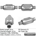 thumbnail image 1 of Fits/For Eastern Catalytic Catalytic Converter Universal P/N:92466 Fits select: 2001-2003 TOYOTA HIGHLANDER, 1999-2003 LEXUS RX, 1 of 4
