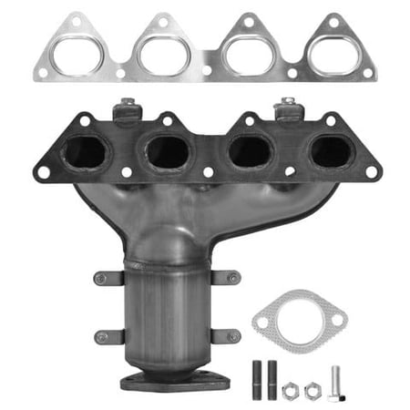 Eastern Catalytic Exhaust Manifold With Integrated Catalytic Converter