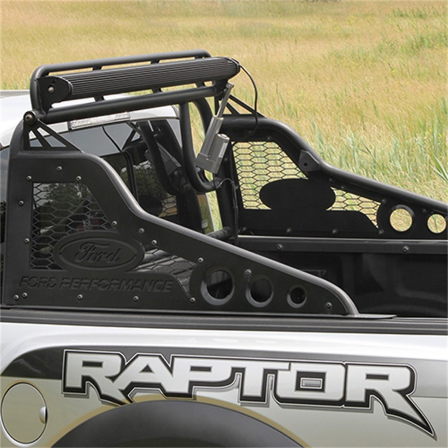 Ford Racing 17-19 Ford Raptor / F-150 Rear Chase Rack w/ Light Bar ...