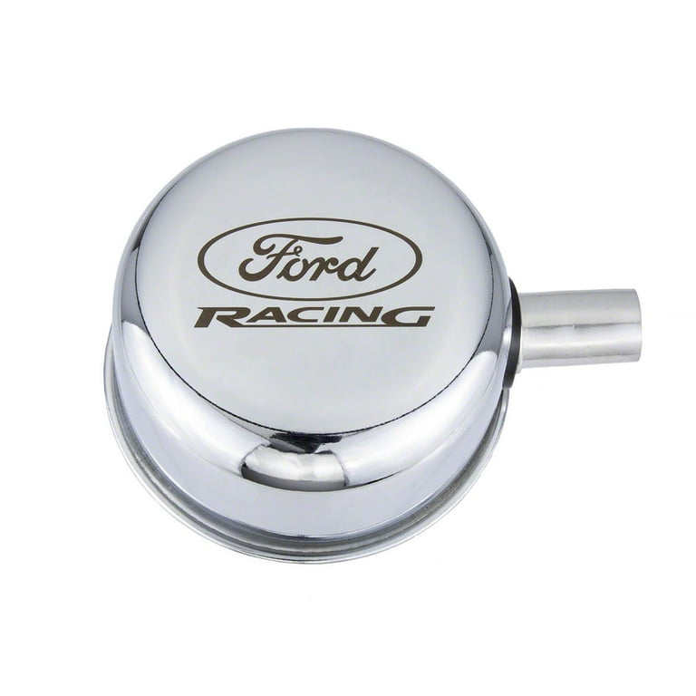 Ford Performance Breather Cap w/Ford Racing Logo Chrome Ford Performance Breather Cap w/Ford Racing Logo Chrome