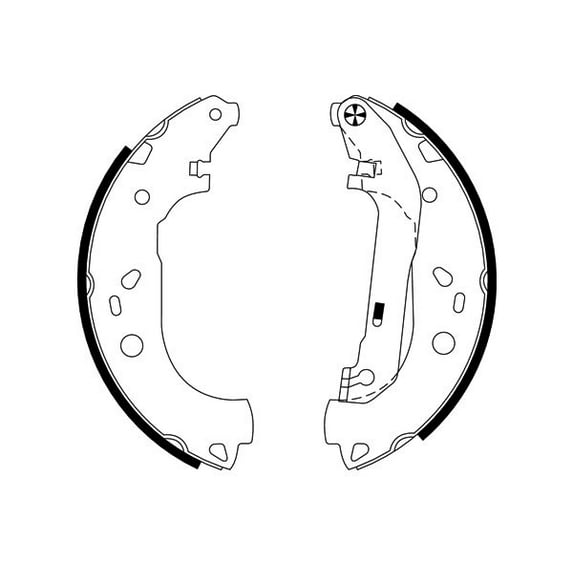 Pagid 355002731 Drum Brake Shoe Kit