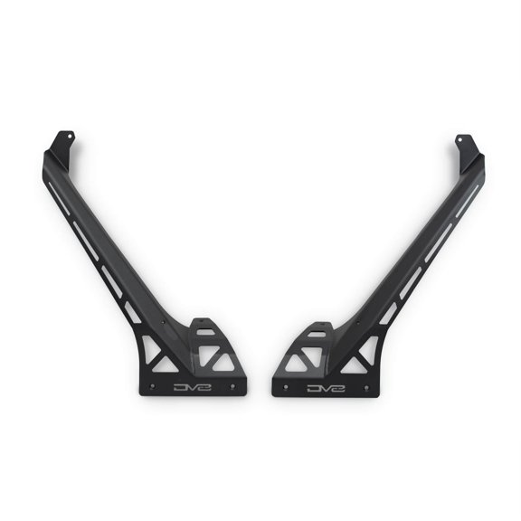 DV8 Offroad 50" Light Bar Mount for 2018-2024 Jeep Wrangler JL & 2020-2024 Gladiator JT | Optional 3" Pod Light Mounts | Sleek Low-Profile Design | Black Powder Coat | Bolt-On Installation | Steel