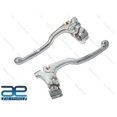 thumbnail image 1 of Fits For Royal Enfield Old Model Chromed Clutch And Brake Lever Assembly, 1 of 5