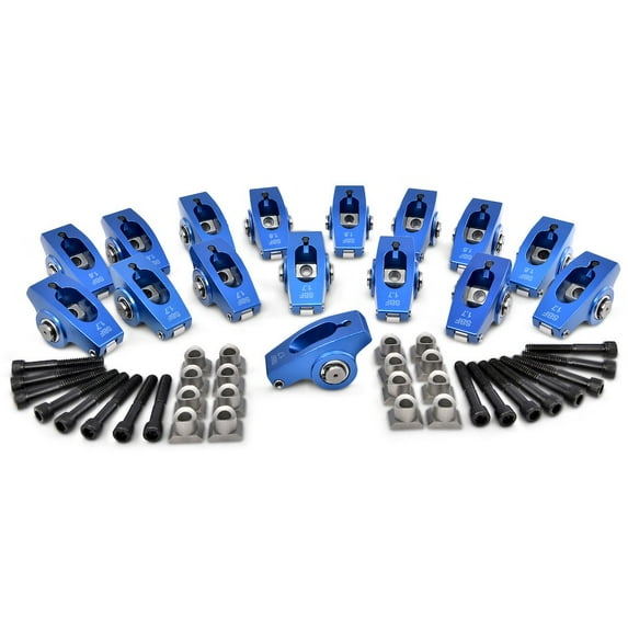 Fits Ford 1.61.7 Ratio Rocker Arms Pedestal Mnt Fits select: 1975-1996 FORD F150, 1966-1973 FORD MUSTANG
