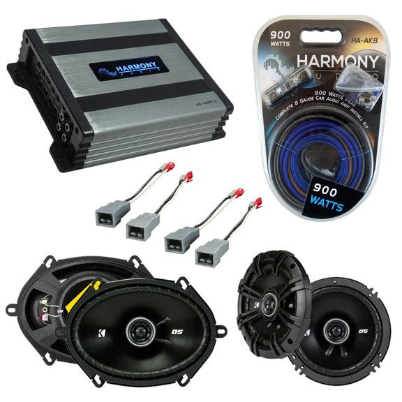 Fits Ford Bronco (Full Size) 1985-1986 Upgrade Kicker DSC65 DSC68 HA-A400.4 Amp