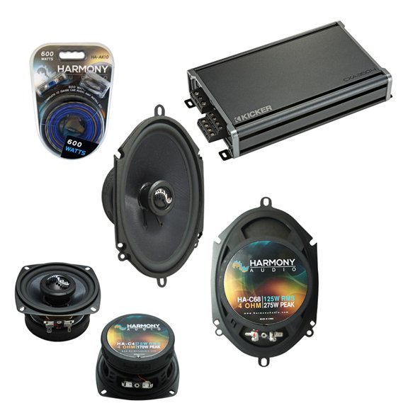Fits Ford Bronco II 1983-1988 Factory Speakers Upgrade Harmony C4 C68 & CXA360.4